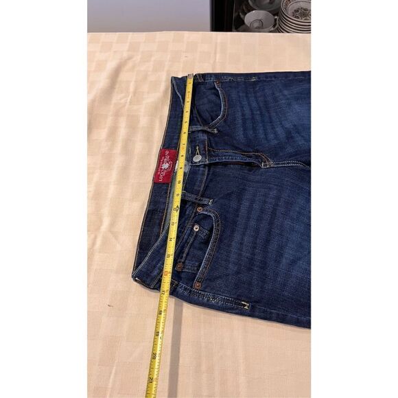 Lucky Brand Men's Classic Fit Straight Leg Denim Blue Jeans Dark Wash Size 12/31 - Picture 6 of 10